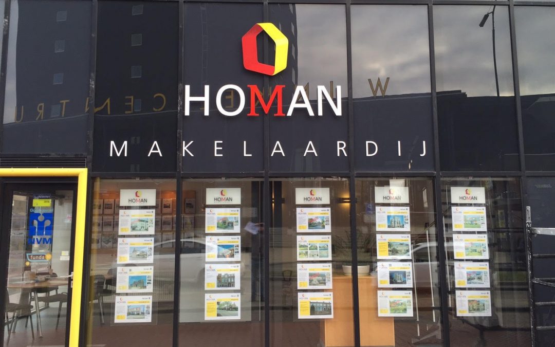 Gevelbelettering Homan